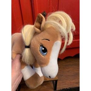 Build a Bear Horses & Hearts Riding Club Golden Palomino Pony 16" Plush Stuffed